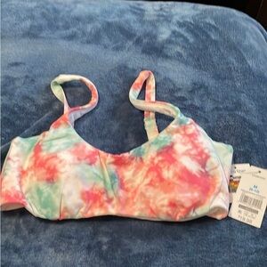 Tie-Dye Swim Top